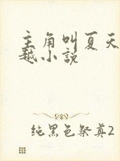 主角叫夏天的穿越小说