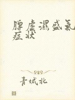 脾虚湿盛气虚的症状