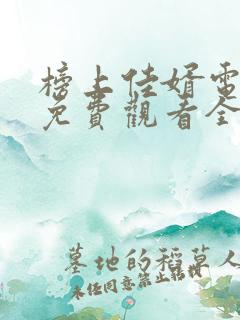 榜上佳婿电视剧免费观看全集在线播放