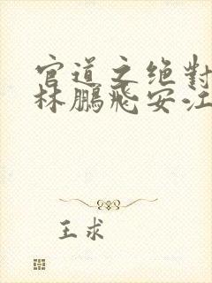 官道之绝对权力林鹏飞安江小说的名字