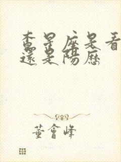 查星座是看阴历还是阳历