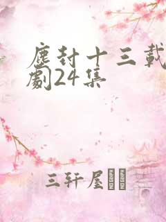 尘封十三载电视剧24集