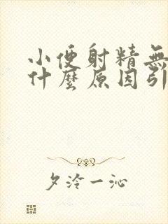 小便射精无力是什么原因引起的