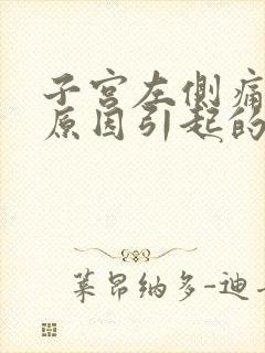 子宫左侧痛什么原因引起的