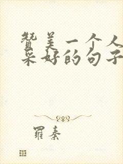 赞美一个人的文采好的句子