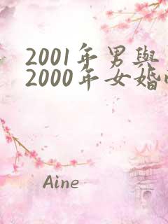 2001年男与2000年女婚配合适吗