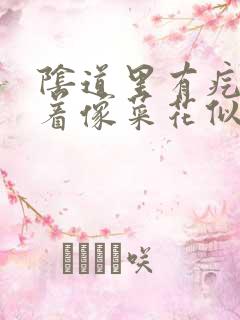 阴道里有疙瘩摸着像菜花似的