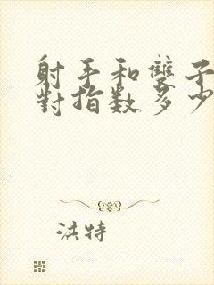 射手和双子座配对指数多少