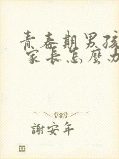 青春期男孩叛逆 家长怎么办