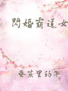 闪婚霸道女总裁