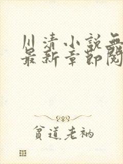 川清小说无弹窗最新章节阅读免费