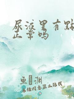 尿液里有点泡沫正常吗