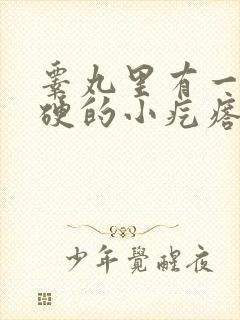 睾丸里有一个硬硬的小疙瘩