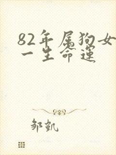 82年属狗女的一生命运
