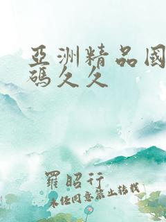 亚洲精品国产乱码久久