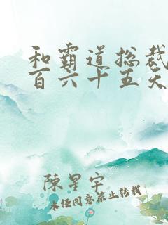 和霸道总裁的三百六十五天第一季