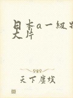 日本a一级特黄大片