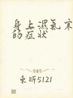 身上湿气寒气重的症状