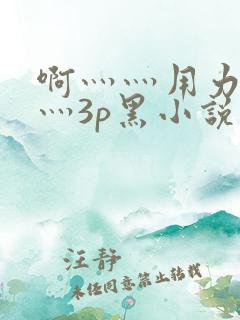 啊灬灬用力灬嗯灬3p黑小说