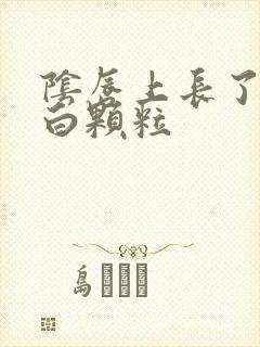 阴唇上长了一个白颗粒