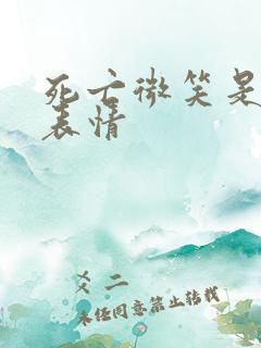 死亡微笑是哪个表情