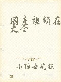 国产视频在线看大全