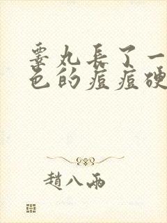 睾丸长了一颗白色的痘痘硬