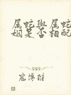 属蛇与属蛇的婚姻是否相配