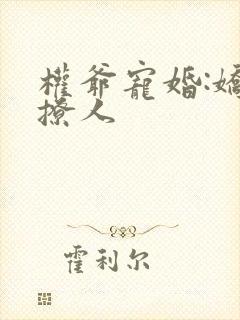 权爷宠婚:娇妻撩人