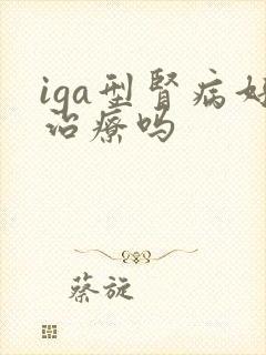 iga型肾病好治疗吗