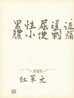 男性尿道流黄色脓小便刺痛