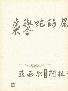 虎与蛇的属相合不合