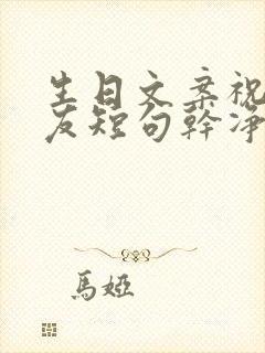 生日文案祝女朋友短句干净