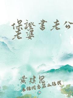 保证书老公写给老婆