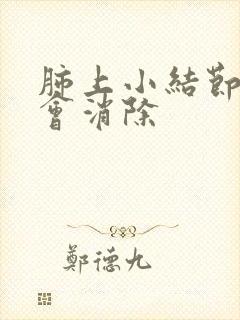 肺上小结节是否会消除