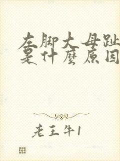 左脚大母趾麻木是什么原因