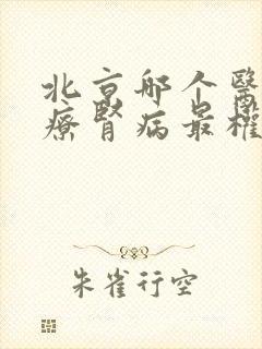 北京哪个医院治疗肾病最权威