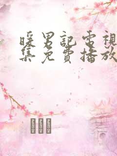 暖男记电视剧全集免费播放西瓜