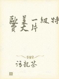 欧美一级特黄免费大片