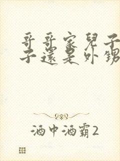 哥哥家儿子是侄子还是外甥