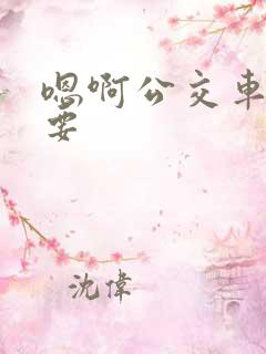 嗯啊公交车上不要