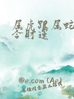 属虎跟属蛇合不合财运