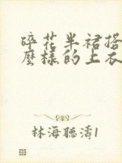 碎花半裙搭配什么样的上衣好看