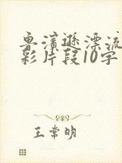 鲁滨逊漂流记精彩片段10字