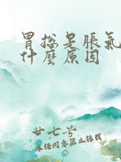 胃总是胀气打嗝什么原因