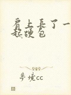 肩上长了一个凸起硬包