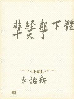 非经期下体出血十天了