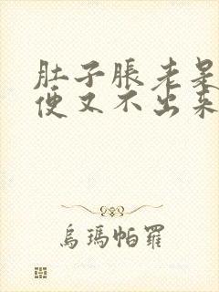 肚子胀老是想大便又不出来怎么办