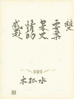 感情是要双向奔赴的文案