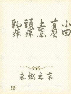 乳头上有小疙瘩痒痒怎么回事